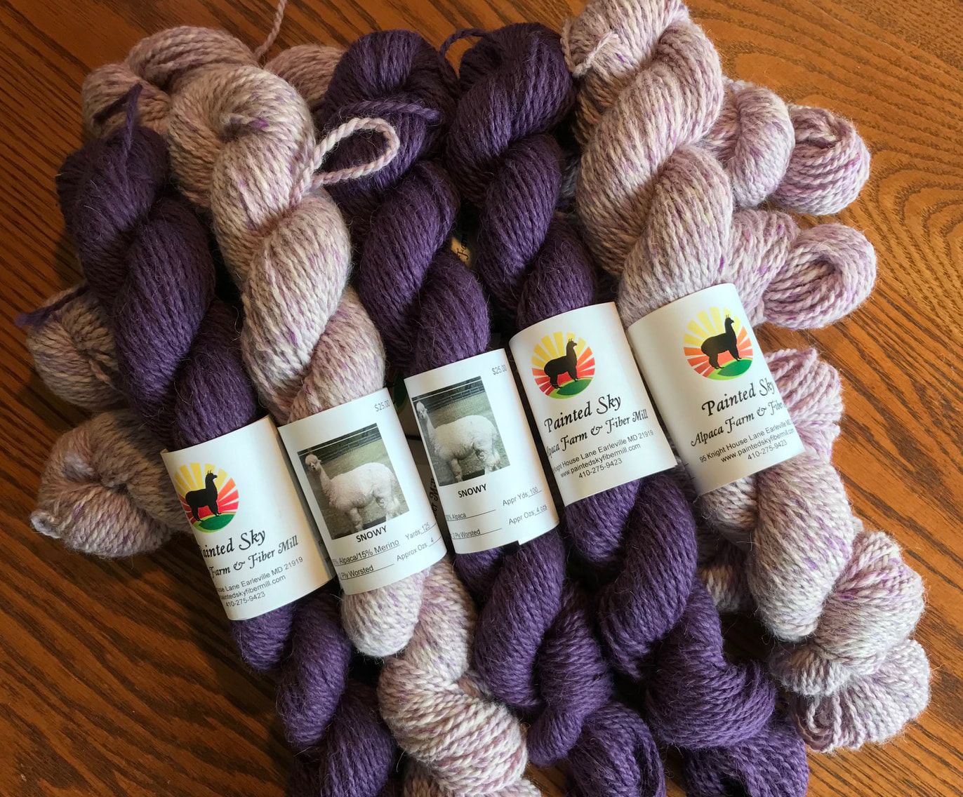 Pure Alpaca Wool Yarn Drops Alpaca, 59 Colors, in 1.8 oz Skeins - 183 Yards  per Skein (4010 Light Lavender)